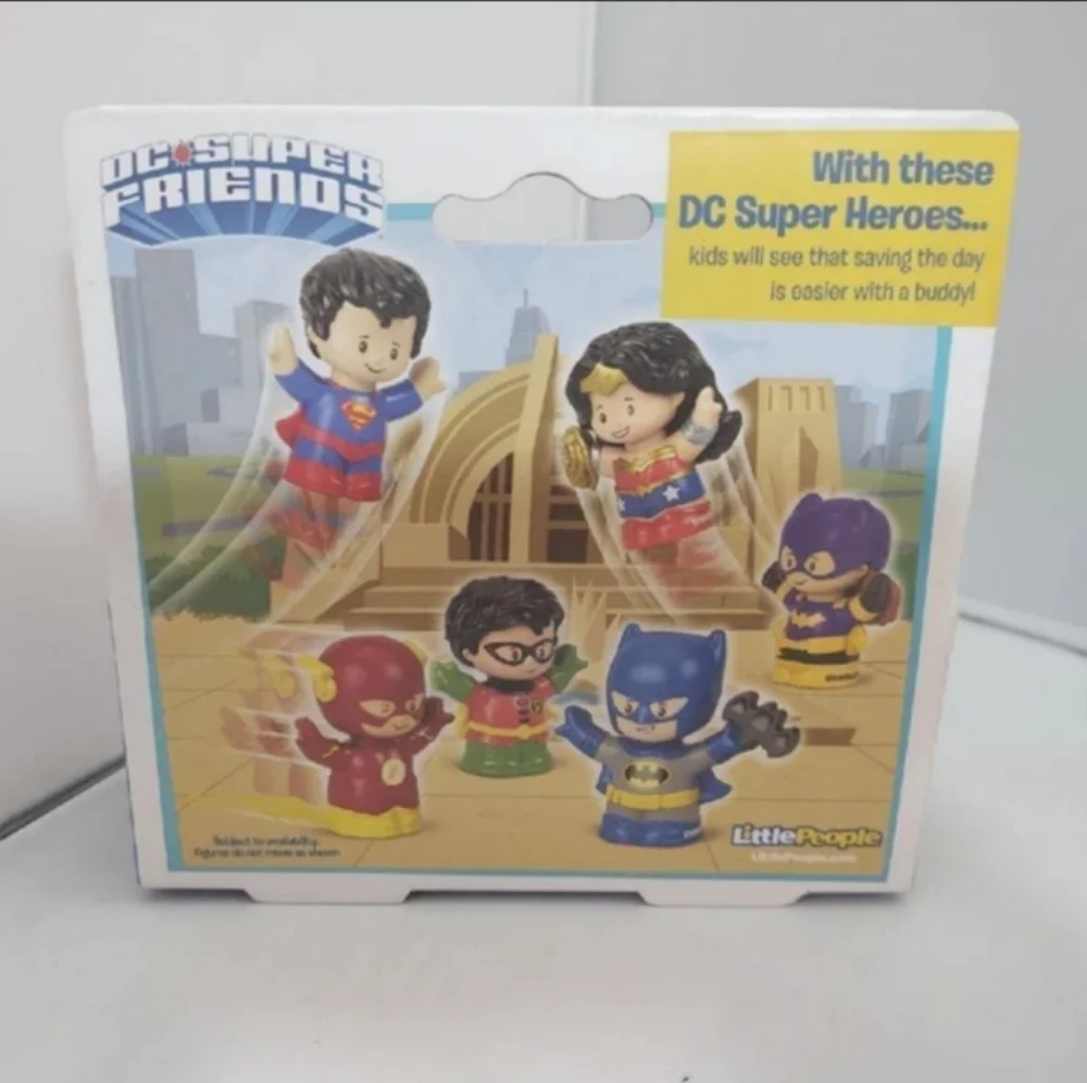 Little People Batgirl & The Flash DC NWT DC Super Friends Fisher Price